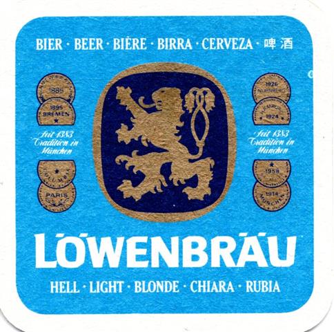 münchen m-by löwen seit 3b (quad185-o bier beer biere) 